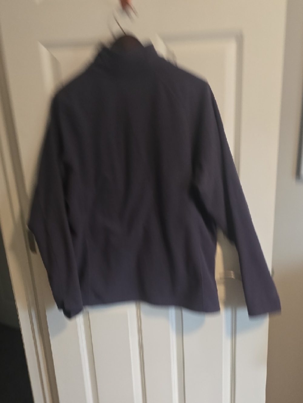 The North Face Men's Navy Quarter-Zip Fleece Pullover - Picture 5 of 6